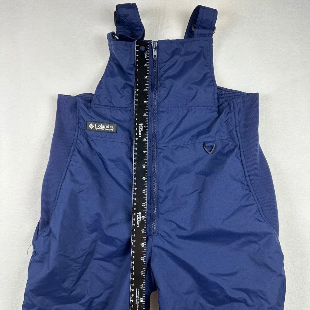 Columbia Snow Bibs Boys 18/20 Navy Blue Insulated Winter Ski Pants Outdoor Gorp